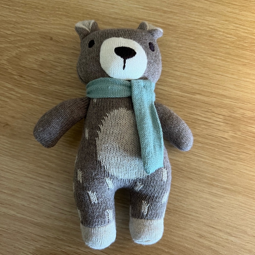 Fred the Bear- knitted toy 🧸